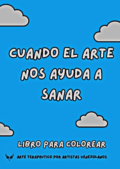 Libro para colorear «Cuando el ARTE nos ayuda a SANAR» de la galería Mochuelo Art
