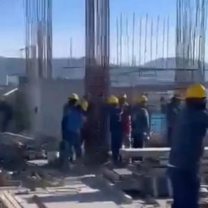 Susto en Bogotá: Impactante video muestra el movimiento de un edificio en construcción durante el terremoto (+Video)