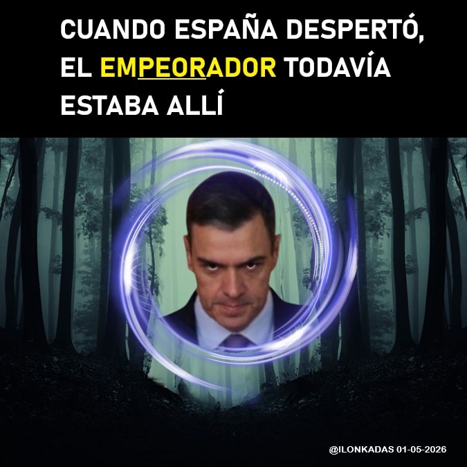 CUANDO ESPAÑA DESPERTÓ SÁNCHEZ TODAVÍA ESTABA ALLÍ