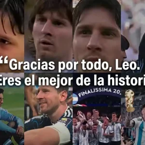 “Gracias por tanto, Leo”: Messi se despide de Argentina y hace llorar a millones con su último video