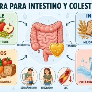 Cuánta fibra al día es normal consumir para cuidar el intestino y el colesterol