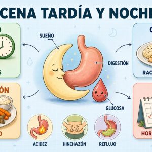 El error de cenar tarde: cómo afecta al sueño, a la digestión y al azúcar en sangre
