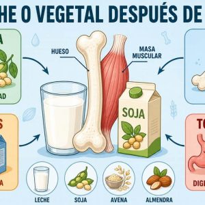 ¿Qué diferencia hay entre la leche de vaca y las bebidas vegetales? Cuál conviene más después de los 50