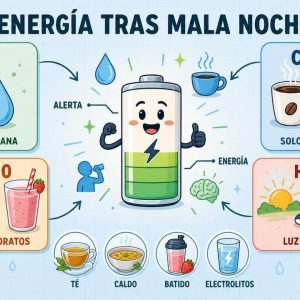 Qué tomar después de una noche sin dormir para recuperar la energía: seis opciones y hábitos recomendados
