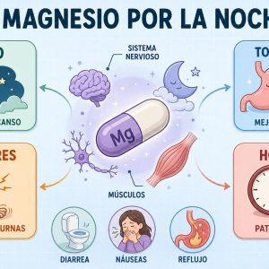 Tomar magnesio por la noche: para qué sirve y a qué hora es mejor tomarlo