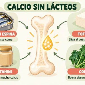 Alimentos ricos en calcio que no son lácteos y cómo incluirlos en la dieta