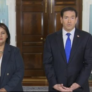 Marco Rubio tras reunión con Figuera: “No queremos simplemente una elección, sino una democracia duradera”